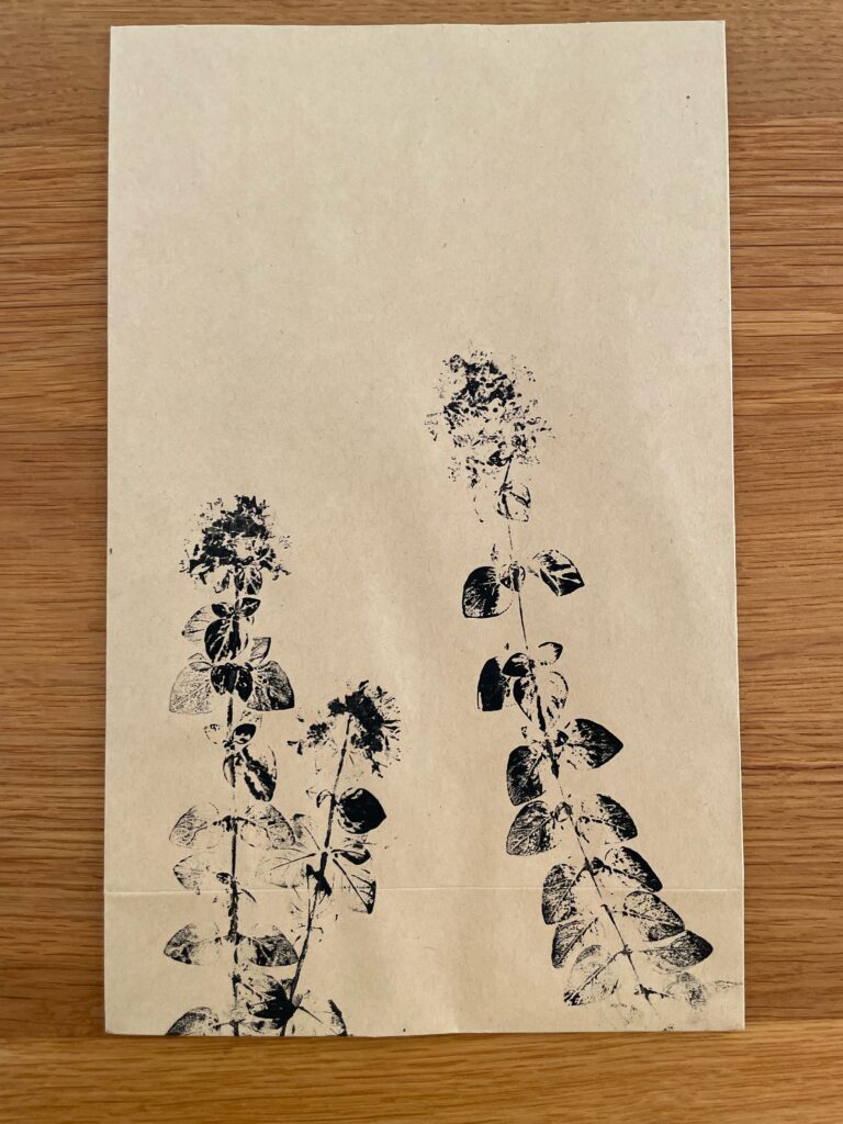 Paper Gift Bag - Wild Oregano